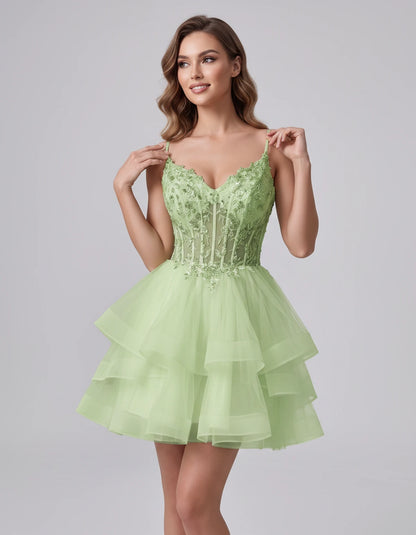 Sylvaine Mini Dresses — Dark Sage Green | SKU: RB-9089a3-darksa8f-2,RB-9089a3-darksa8f-4,RB-9089a3-darksa8f-6,RB-9089a3-darksa8f-8,RB-9089a3-darksa8f-10,RB-9089a3-darksa8f-12,RB-9089a3-darksa8f-14,RB-9089a3-darksa8f-16,RB-9089a3-darksa8f-16W,RB-9089a3-darksa8f-18W,RB-9089a3-darksa8f-20W,RB-9089a3-darksa8f-22W