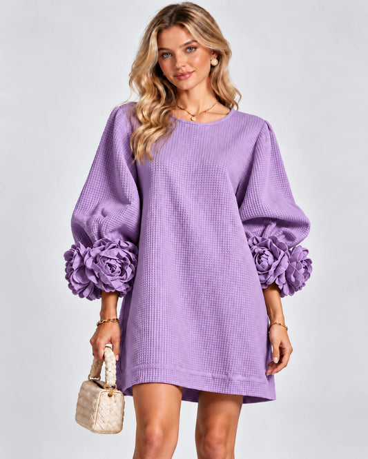 Sylviane Mini Dresses — Purple