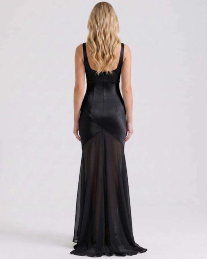 Ramblion Tala maxi dress — square neck neckline · styled view 16 · styled for prom season