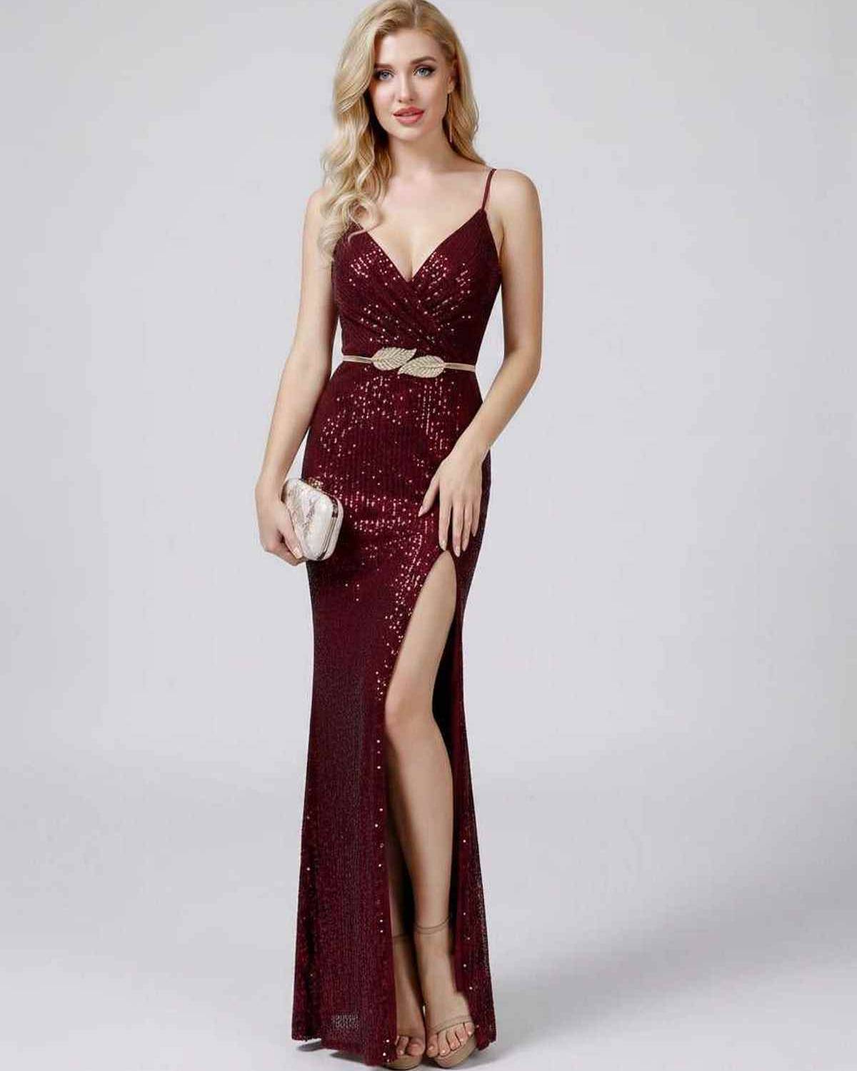 Ramblion Talia maxi dress — v-neck neckline · styled view 31 · styled for prom season