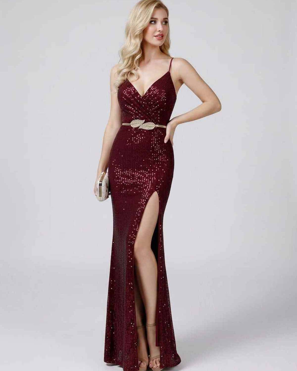 Ramblion Talia maxi dress — v-neck neckline · styled view 32 · styled for prom season