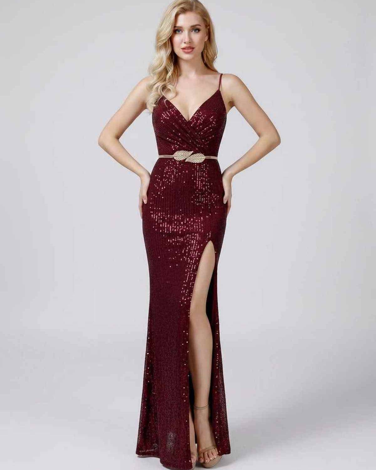 Ramblion Talia maxi dress — v-neck neckline · styled view 34 · styled for prom season