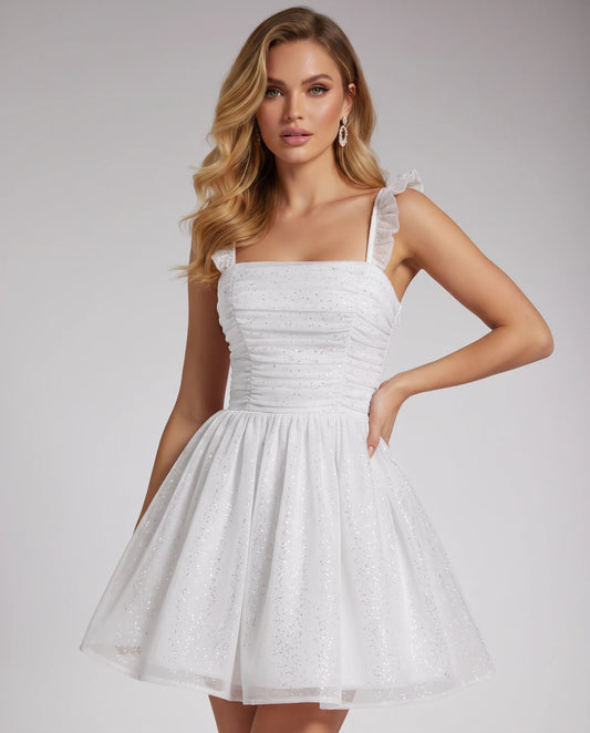 Tamsine Mini Dresses — White