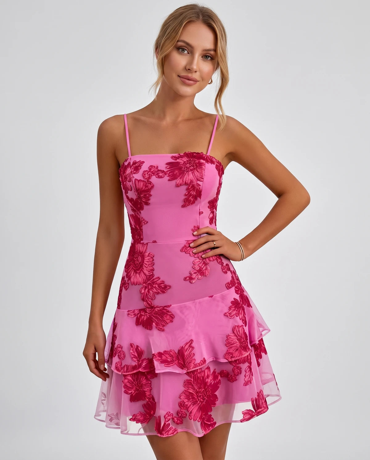 Tanzania Mini Dresses — Hot Pink