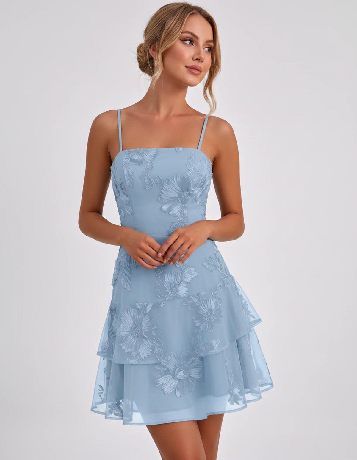 Tanzania Mini Dresses — Light Blue | SKU: RB-92617a-lightb7b-2,RB-92617a-lightb7b-4,RB-92617a-lightb7b-6,RB-92617a-lightb7b-8,RB-92617a-lightb7b-10,RB-92617a-lightb7b-12,RB-92617a-lightb7b-14,RB-92617a-lightb7b-16,RB-92617a-lightb7b-16W,RB-92617a-lightb7b-18W,RB-92617a-lightb7b-20W,RB-92617a-lightb7b-22W