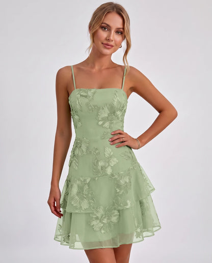 Tanzania Mini Dresses — Sage