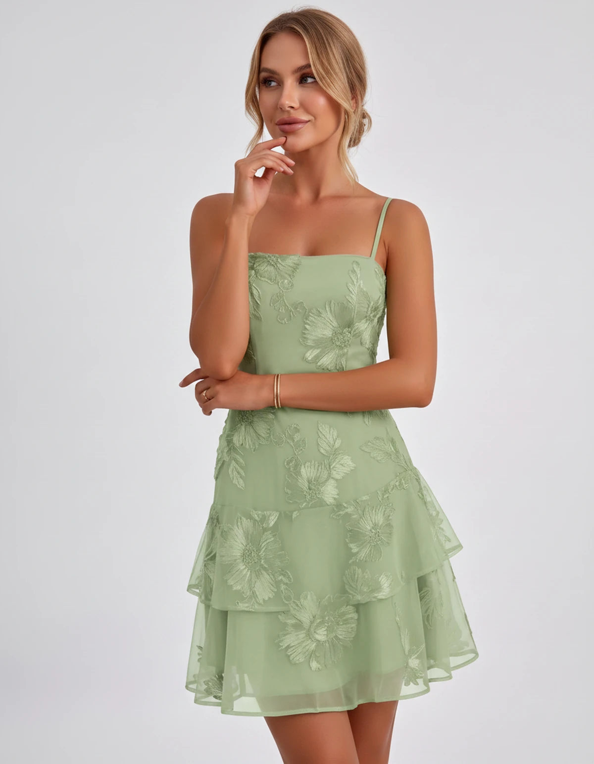 Tanzania Mini Dresses — Sage | SKU: RB-92617a-sage-2,RB-92617a-sage-4,RB-92617a-sage-6,RB-92617a-sage-8,RB-92617a-sage-10,RB-92617a-sage-12,RB-92617a-sage-14,RB-92617a-sage-16,RB-92617a-sage-16W,RB-92617a-sage-18W,RB-92617a-sage-20W,RB-92617a-sage-22W