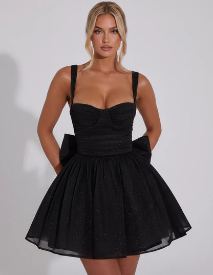 Tavira Mini Dresses — Black | SKU: RB-01b603-black-2,RB-01b603-black-4,RB-01b603-black-6,RB-01b603-black-8,RB-01b603-black-10,RB-01b603-black-12,RB-01b603-black-14,RB-01b603-black-16,RB-01b603-black-16W,RB-01b603-black-18W,RB-01b603-black-20W,RB-01b603-black-22W