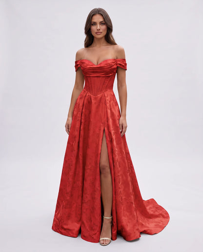 Theodora Maxi Dresses — Red
