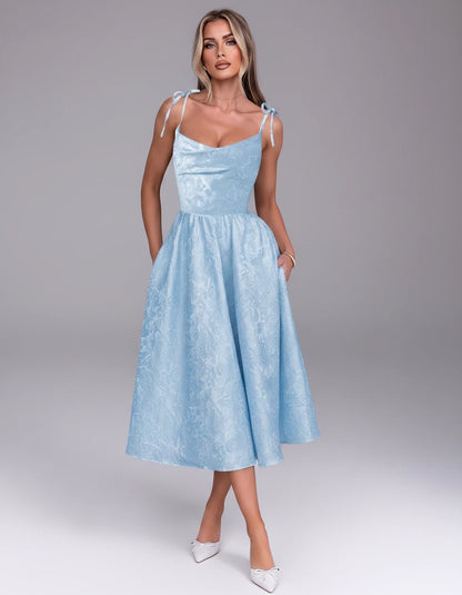 Thessaly Midi Dresses — Blue | SKU: RB-c62e2e-blue-2,RB-c62e2e-blue-4,RB-c62e2e-blue-6,RB-c62e2e-blue-8,RB-c62e2e-blue-10,RB-c62e2e-blue-12,RB-c62e2e-blue-14,RB-c62e2e-blue-16,RB-c62e2e-blue-16W,RB-c62e2e-blue-18W,RB-c62e2e-blue-20W,RB-c62e2e-blue-22W