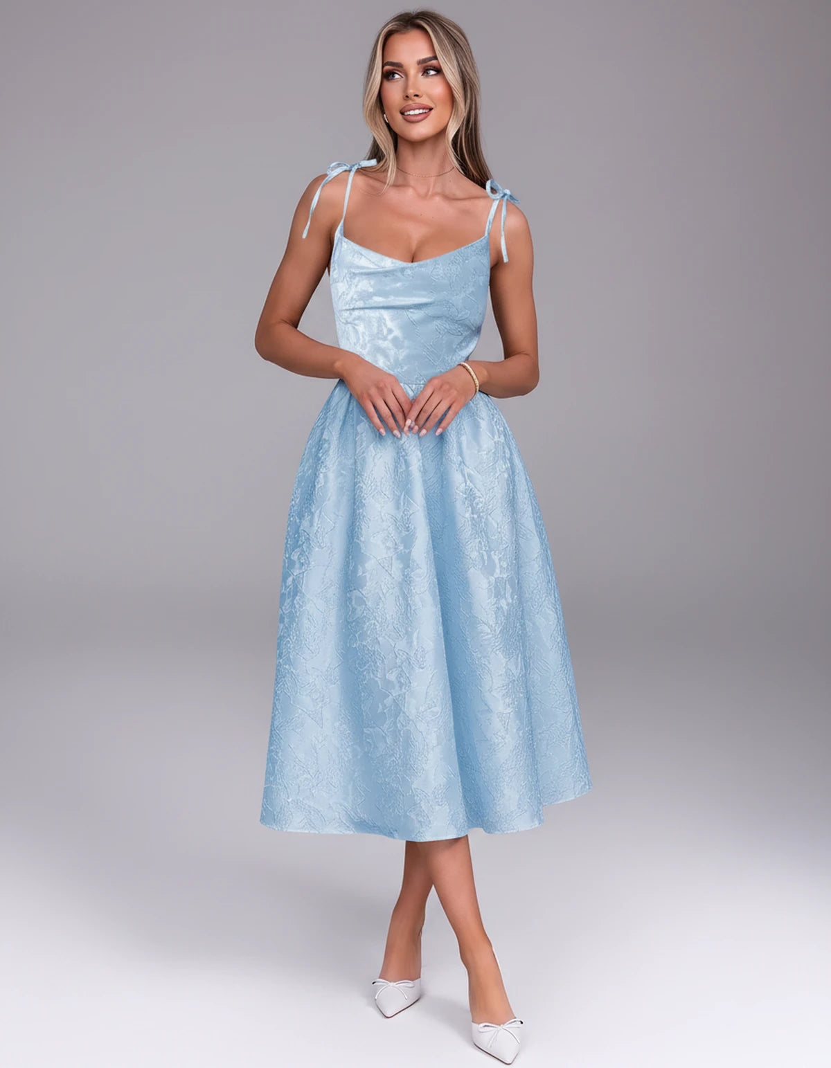 Thessaly Midi Dresses — Blue | SKU: RB-c62e2e-blue-2,RB-c62e2e-blue-4,RB-c62e2e-blue-6,RB-c62e2e-blue-8,RB-c62e2e-blue-10,RB-c62e2e-blue-12,RB-c62e2e-blue-14,RB-c62e2e-blue-16,RB-c62e2e-blue-16W,RB-c62e2e-blue-18W,RB-c62e2e-blue-20W,RB-c62e2e-blue-22W