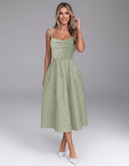 Thessaly Midi Dresses — Dusty Green | SKU: RB-c62e2e-dustyg14-2,RB-c62e2e-dustyg14-4,RB-c62e2e-dustyg14-6,RB-c62e2e-dustyg14-8,RB-c62e2e-dustyg14-10,RB-c62e2e-dustyg14-12,RB-c62e2e-dustyg14-14,RB-c62e2e-dustyg14-16,RB-c62e2e-dustyg14-16W,RB-c62e2e-dustyg14-18W,RB-c62e2e-dustyg14-20W,RB-c62e2e-dustyg14-22W