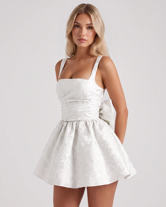 Tramontane Mini Dresses — White