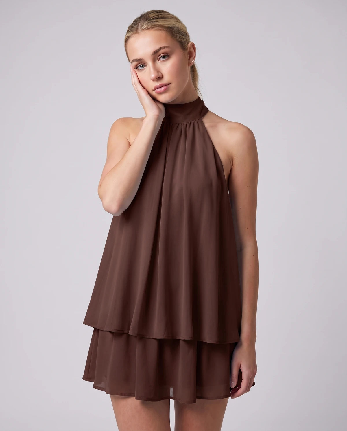Ulyssa Mini Dresses — Brown