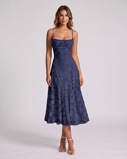 Undine Midi Dresses — Navy