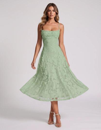 Undine Midi Dresses — Sage | SKU: RB-038f47-sage-2,RB-038f47-sage-4,RB-038f47-sage-6,RB-038f47-sage-8,RB-038f47-sage-10,RB-038f47-sage-12,RB-038f47-sage-14,RB-038f47-sage-16,RB-038f47-sage-16W,RB-038f47-sage-18W,RB-038f47-sage-20W,RB-038f47-sage-22W