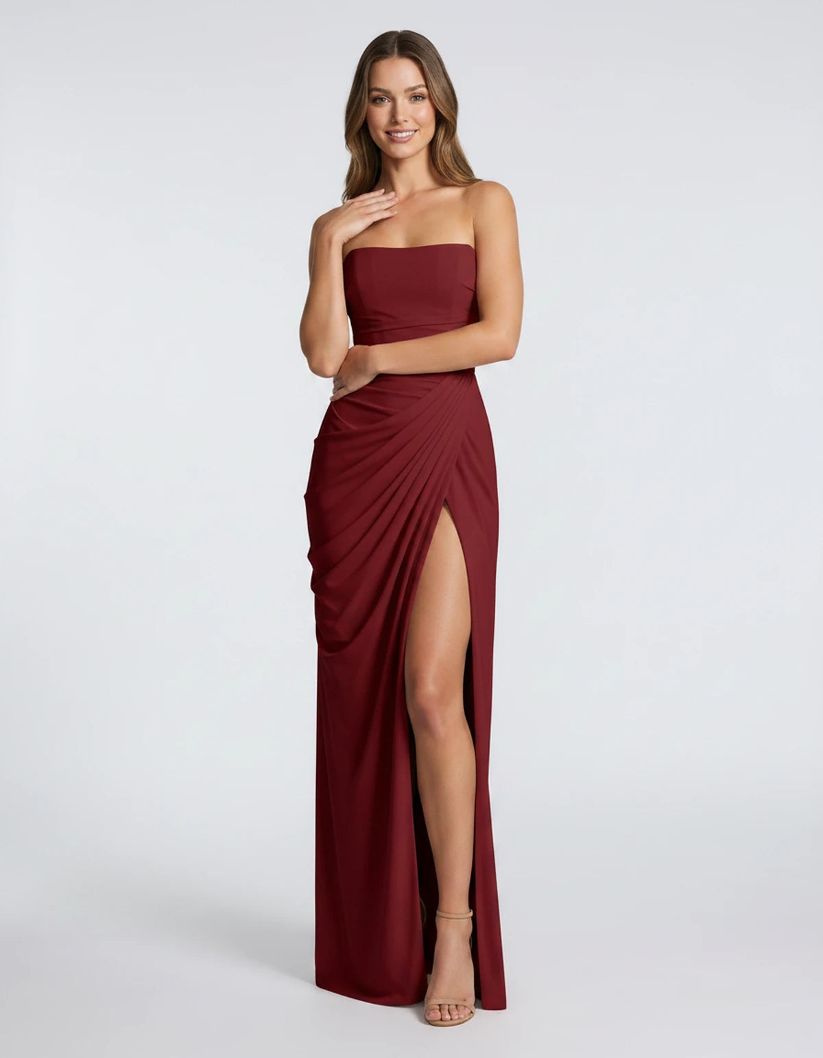 Valentia Maxi Dresses — Red | SKU: RB-8205a0-red-XS,RB-8205a0-red-S,RB-8205a0-red-M,RB-8205a0-red-L,RB-8205a0-red-XL,RB-8205a0-red-2XL