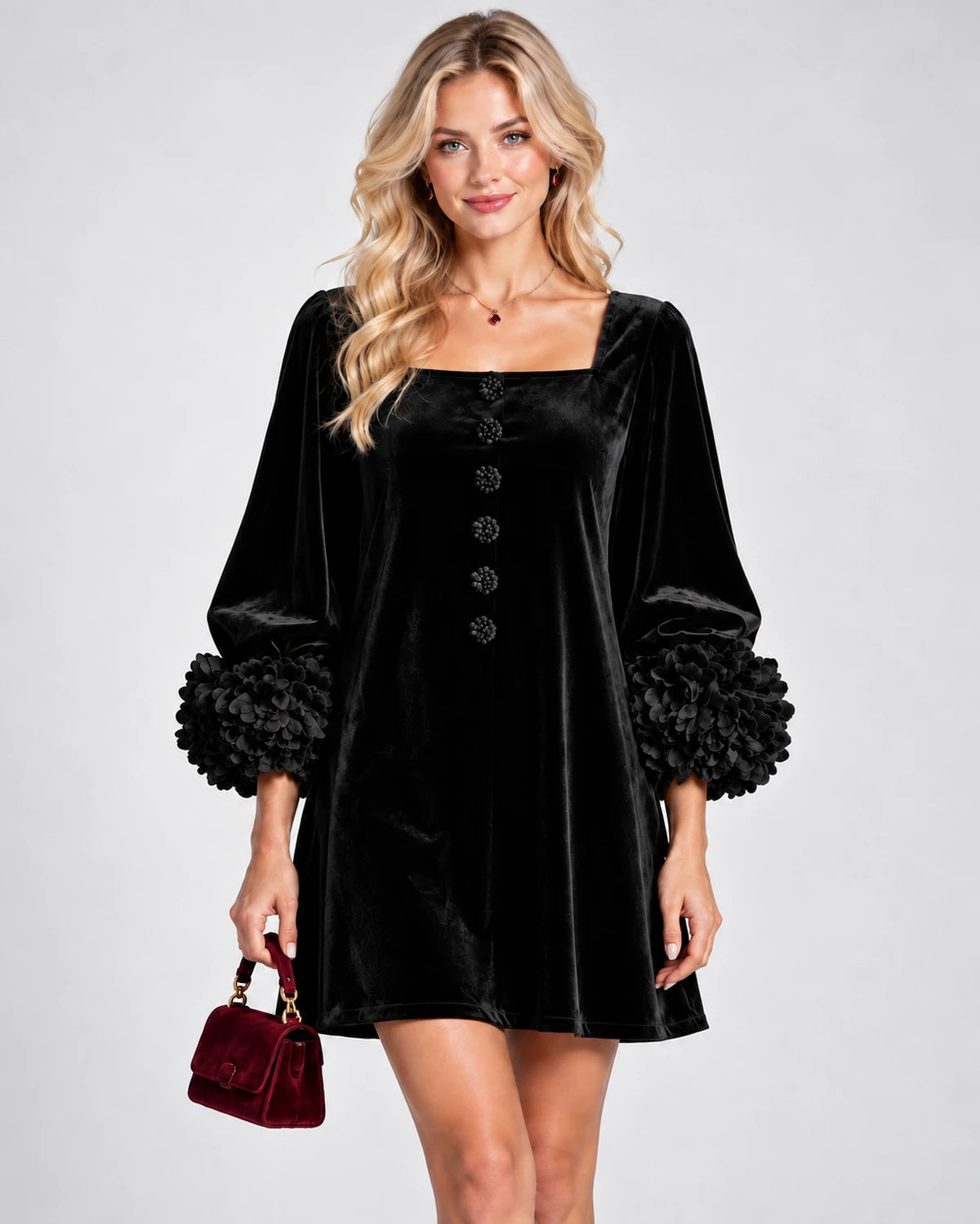 Valerienne Mini Dresses — Black