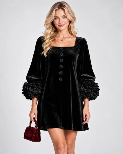Valerienne Mini Dresses — Black