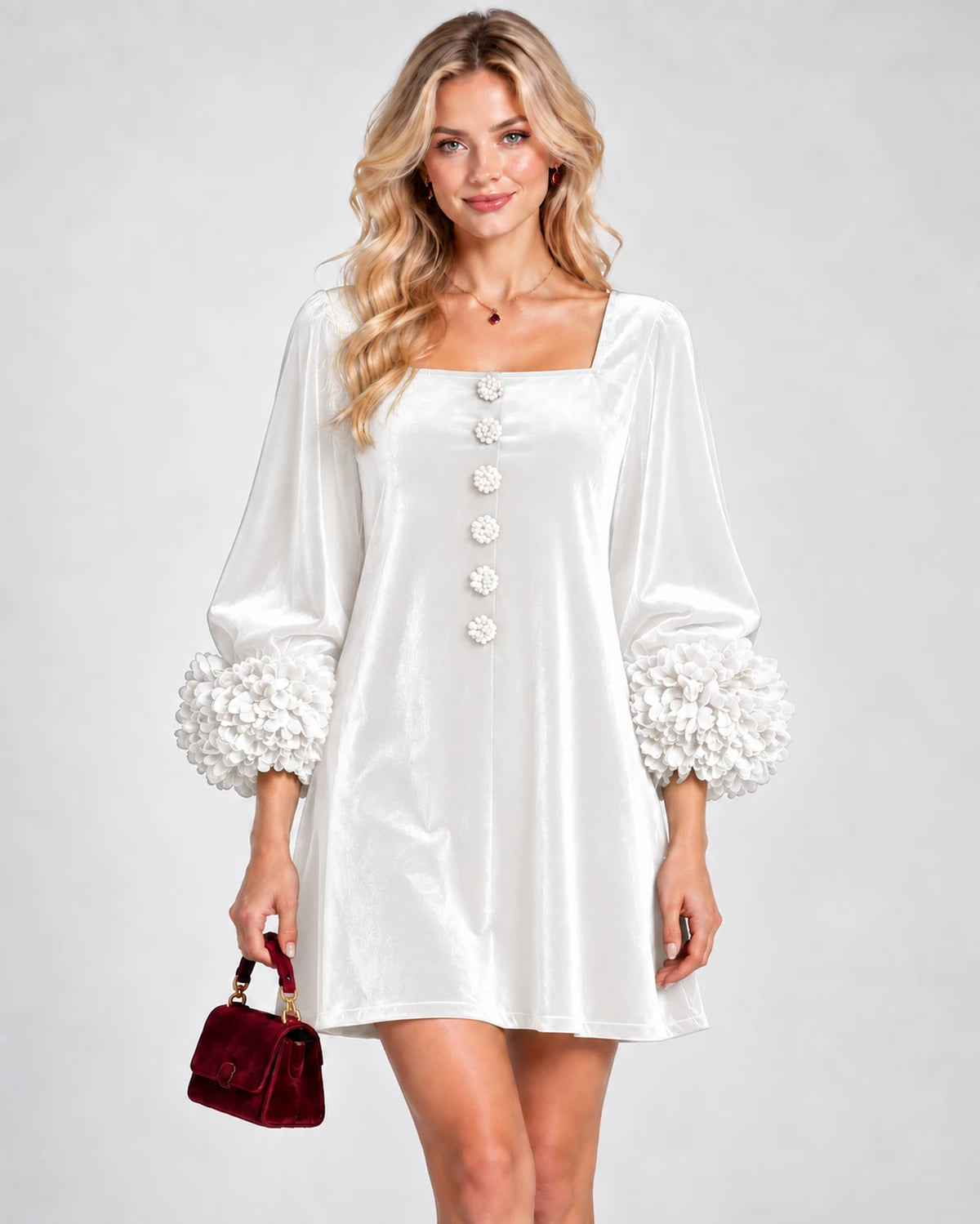 Valerienne Mini Dresses — White