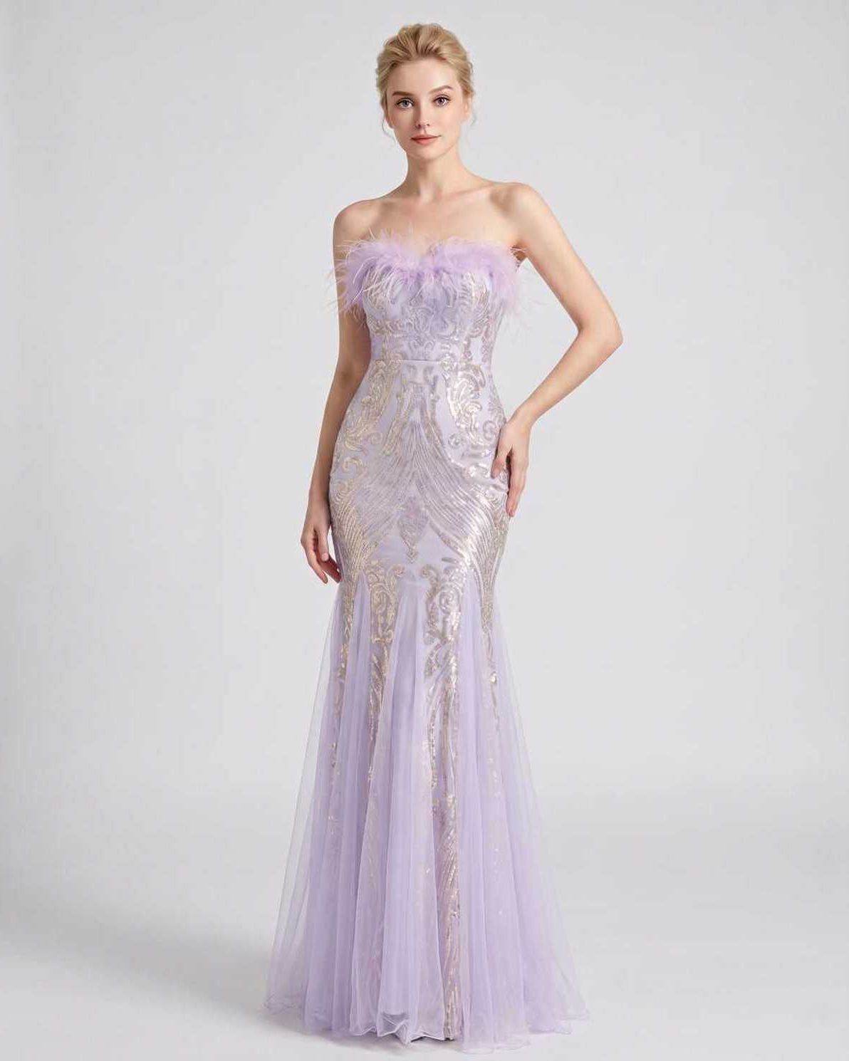Ramblion Vela maxi dress — off-shoulder neckline · styled view 7 · styled for prom season