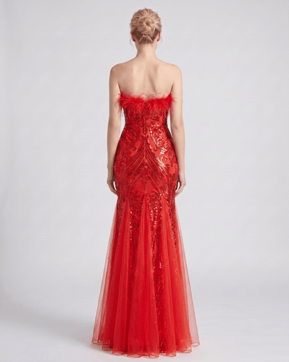 Ramblion Vela maxi dress — off-shoulder neckline · styled view 20 · styled for prom season