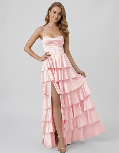 Satin Spaghetti Strap Sweetheart Neck A-Line Maxi Dress for Party, Cocktail, Evening, Wedding Guest, Prom & Summer Events, fr | SKU: VMD-583741926184507-BLUSH-L,VMD-583741926184507-BLUSH-M,VMD-583741926184507-BLUSH-S,VMD-583741926184507-BLUSH-XL,VMD-583741926184507-BLUSH-XS