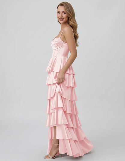Satin Spaghetti Strap Sweetheart Neck A-Line Maxi Dress for Party, Cocktail, Evening, Wedding Guest, Prom & Summer Events, si | SKU: VMD-583741926184507-BLUSH-L,VMD-583741926184507-BLUSH-M,VMD-583741926184507-BLUSH-S,VMD-583741926184507-BLUSH-XL,VMD-583741926184507-BLUSH-XS
