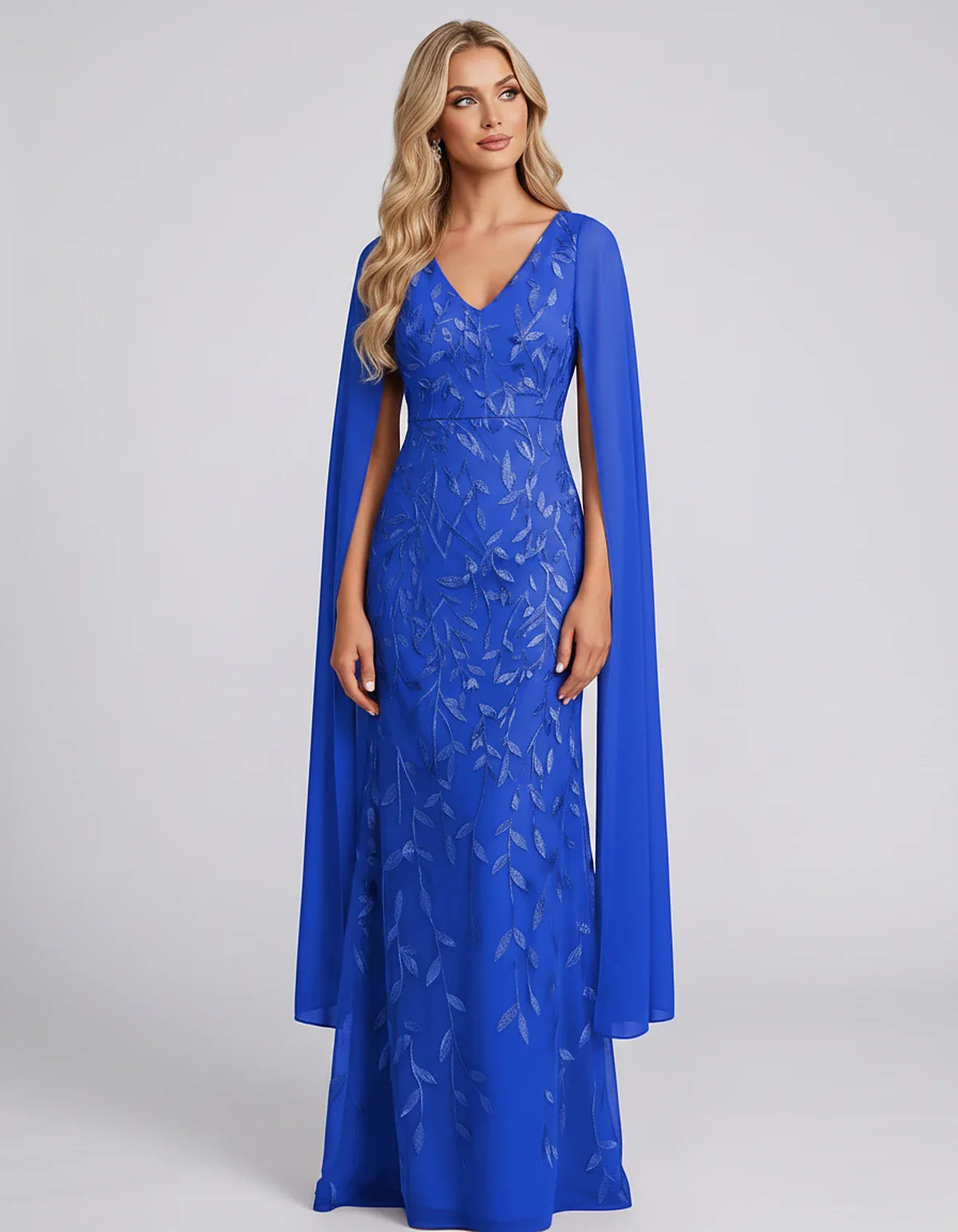 Tulle Flutter Sleeve V-Neck Fitted Maxi Dress with Sequin Lace Appliqués for Party, Cocktail, Evening, Wedding Guest & Summer | SKU: VMD-582741963851724-BLACK-L,VMD-582741963851724-BLACK-M,VMD-582741963851724-BLACK-S,VMD-582741963851724-BLACK-XL,VMD-582741963851724-BLACK-XS