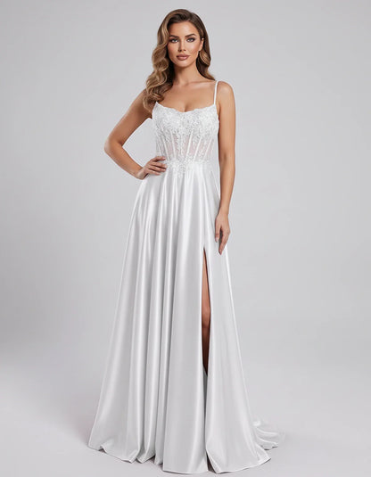 Satin Lace Applique Spaghetti Strap Sweetheart A-Line Maxi Dress for Party, Cocktail, Evening, Wedding Guest & Summer Events, | SKU: VMD-582741963852741-TEAL-L,VMD-582741963852741-TEAL-M,VMD-582741963852741-TEAL-S,VMD-582741963852741-TEAL-XL,VMD-582741963852741-TEAL-XS