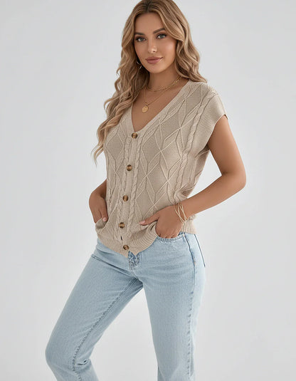 White,beige,brown,gray,black,orange,red,pink Linen Cardigan, front view | Ramblion | SKU: VC-482731564-BEIGE-L,VC-482731564-BEIGE-M,VC-482731564-BEIGE-S,VC-482731564-BEIGE-XL,VC-482731564-BEIGE-XS