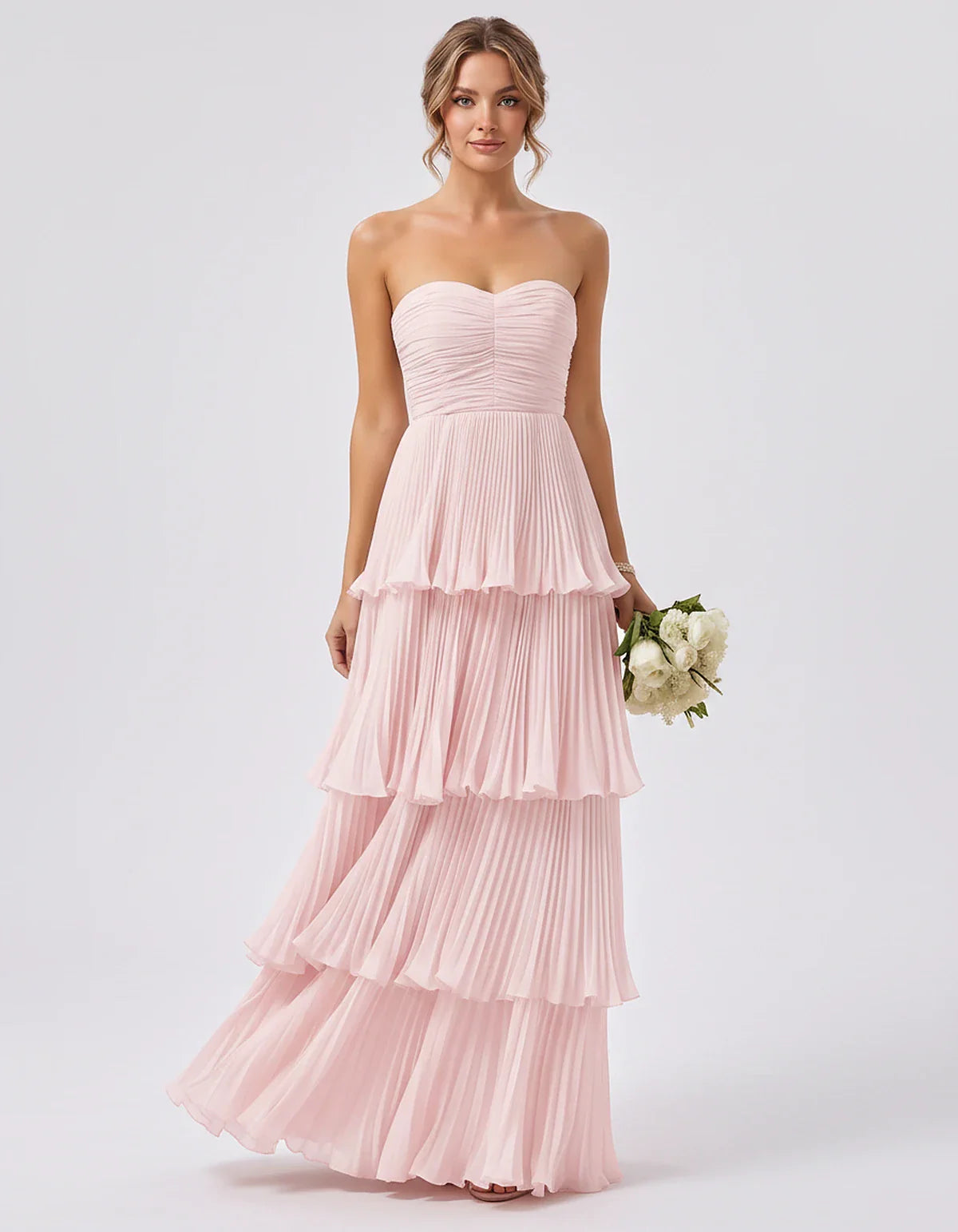 Light Blue,pink,black,burgundy,orange,coral,white,blue,green,sage,red,fuchsia,yellow,beige,silver,purple Satin Mermaid V-Neck | SKU: VM-483920174615208-PINK-L,VM-483920174615208-PINK-M,VM-483920174615208-PINK-S,VM-483920174615208-PINK-XL,VM-483920174615208-PINK-XS