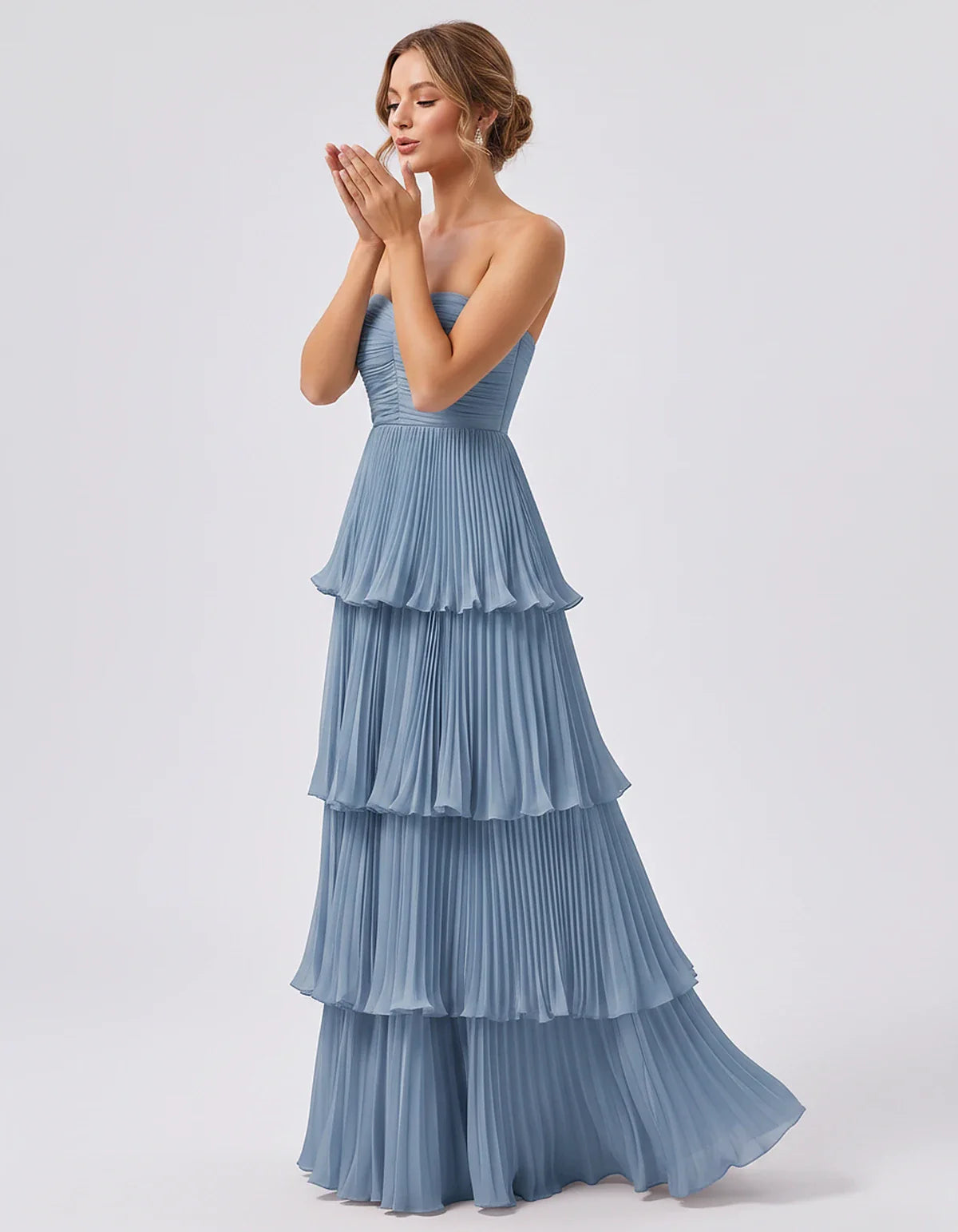 Light Blue,pink,black,burgundy,orange,coral,white,blue,green,sage,red,fuchsia,yellow,beige,silver,purple Satin Mermaid V-Neck | SKU: VM-483920174615208-BLUE-L,VM-483920174615208-BLUE-M,VM-483920174615208-BLUE-S,VM-483920174615208-BLUE-XL,VM-483920174615208-BLUE-XS