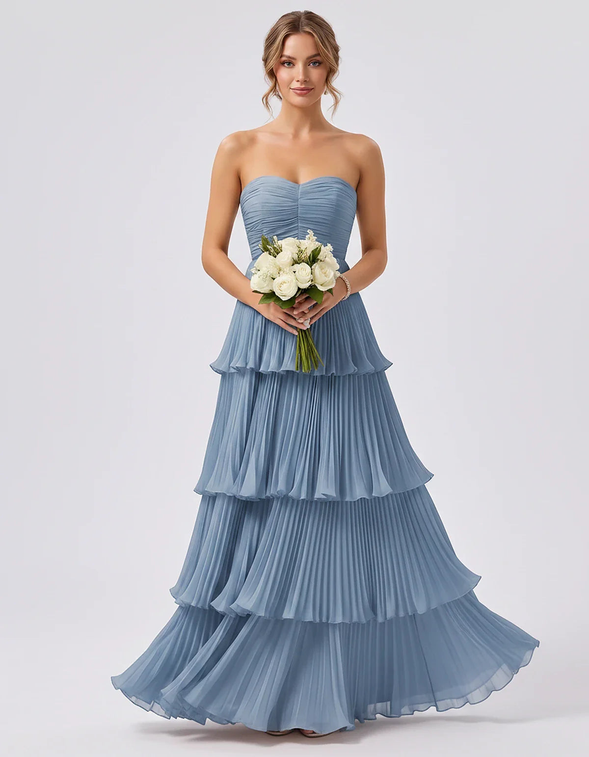 Light Blue,pink,black,burgundy,orange,coral,white,blue,green,sage,red,fuchsia,yellow,beige,silver,purple Satin Mermaid V-Neck | SKU: VM-483920174615208-BLUE-L,VM-483920174615208-BLUE-M,VM-483920174615208-BLUE-S,VM-483920174615208-BLUE-XL,VM-483920174615208-BLUE-XS