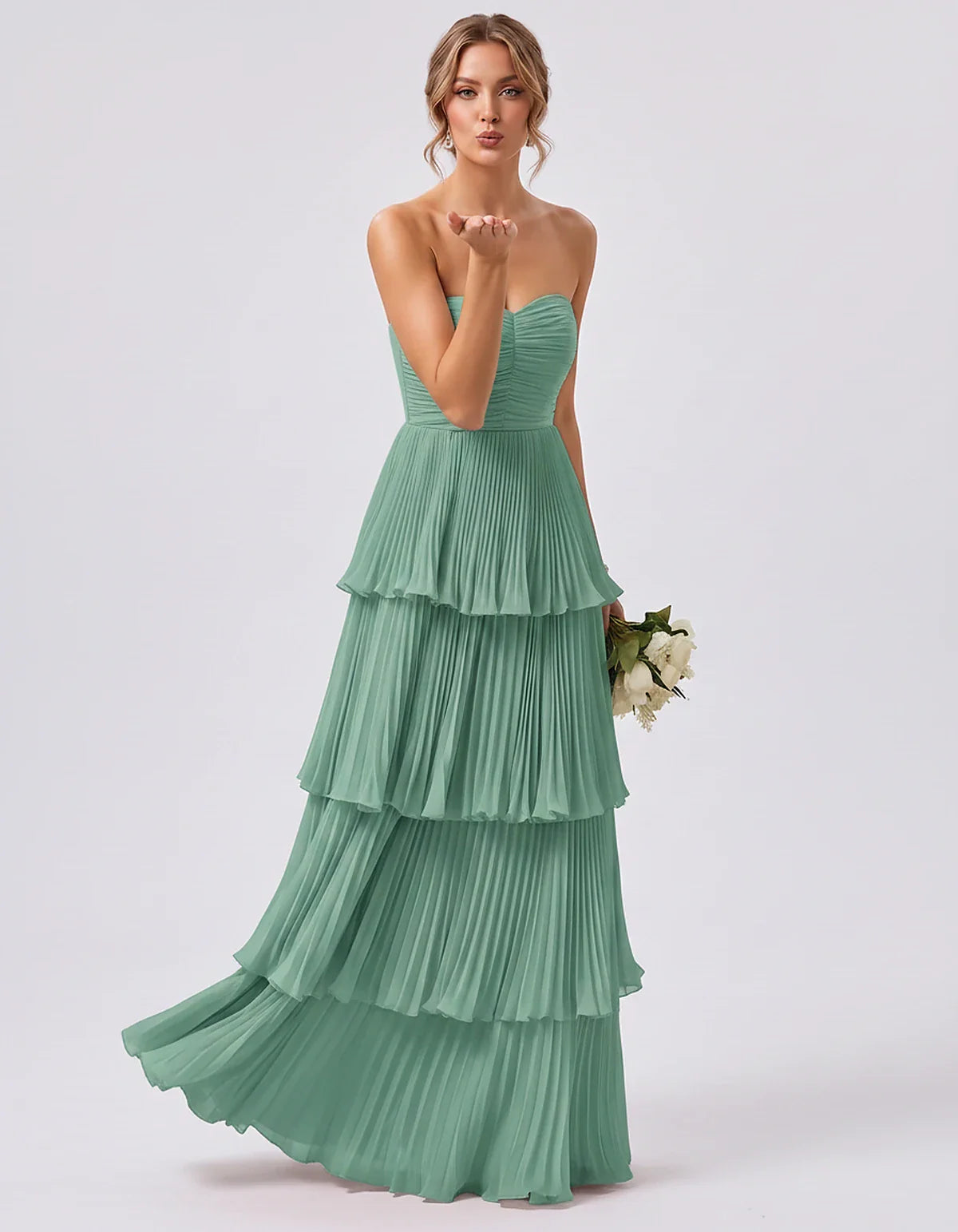 Light Blue,pink,black,burgundy,orange,coral,white,blue,green,sage,red,fuchsia,yellow,beige,silver,purple Satin Mermaid V-Neck | SKU: VM-483920174615208-SAGE-L,VM-483920174615208-SAGE-M,VM-483920174615208-SAGE-S,VM-483920174615208-SAGE-XL,VM-483920174615208-SAGE-XS