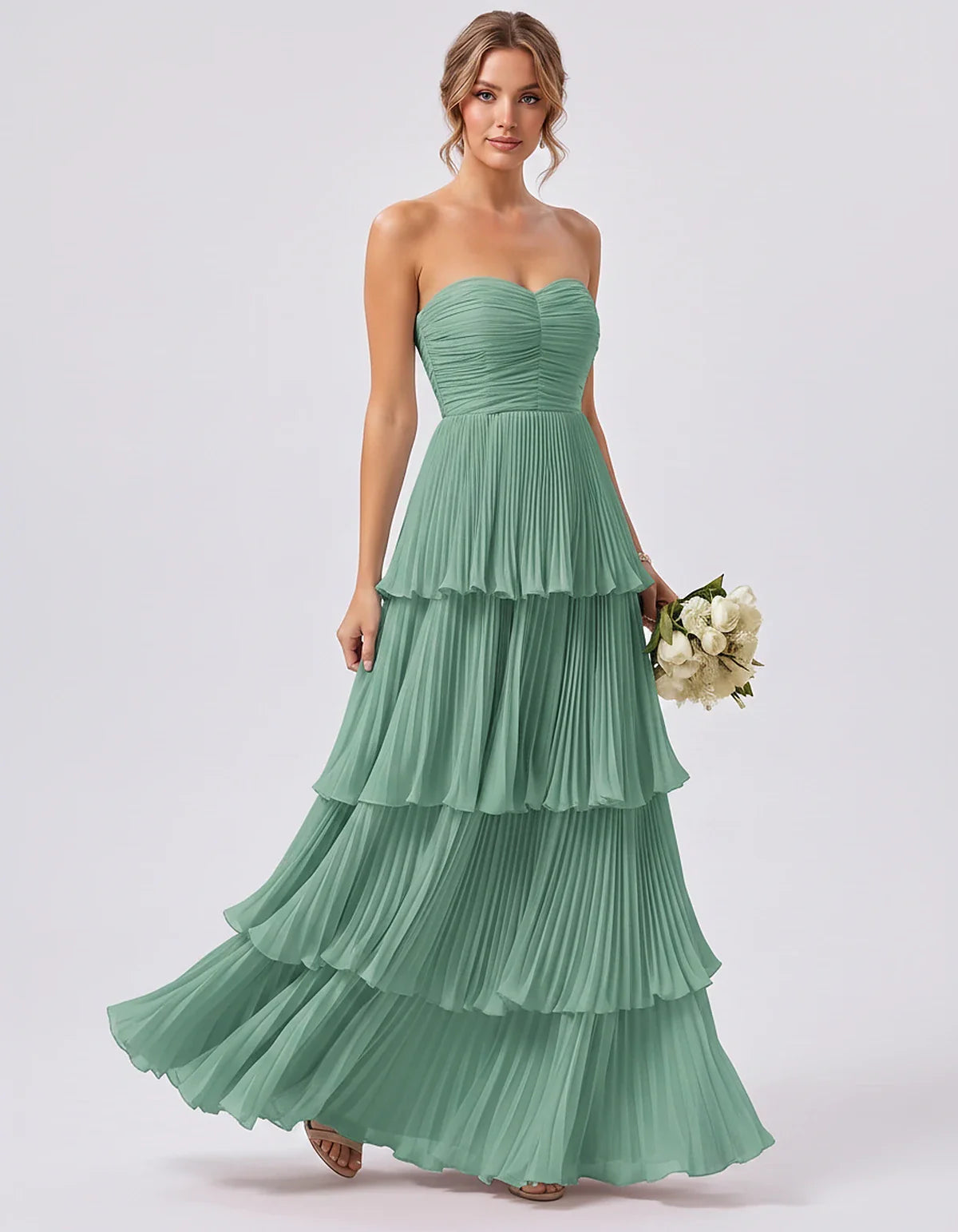 Light Blue,pink,black,burgundy,orange,coral,white,blue,green,sage,red,fuchsia,yellow,beige,silver,purple Satin Mermaid V-Neck | SKU: VM-483920174615208-SAGE-L,VM-483920174615208-SAGE-M,VM-483920174615208-SAGE-S,VM-483920174615208-SAGE-XL,VM-483920174615208-SAGE-XS