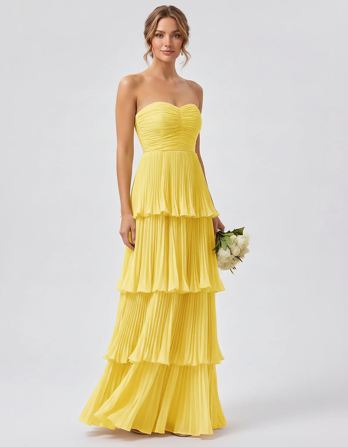Light Blue,pink,black,burgundy,orange,coral,white,blue,green,sage,red,fuchsia,yellow,beige,silver,purple Satin Mermaid V-Neck | SKU: VM-483920174615208-YELLOW-L,VM-483920174615208-YELLOW-M,VM-483920174615208-YELLOW-S,VM-483920174615208-YELLOW-XL,VM-483920174615208-YELLOW-XS