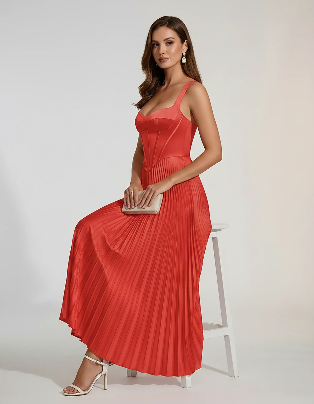 Blush,lavender,beige,sage,red,fuchsia,blue,dusty Blue,navy,black,orange,olive,burgundy,pink,light Blue,green,plum,white,brown | SKU: VD-583920174618452-RED-L,VD-583920174618452-RED-M,VD-583920174618452-RED-S,VD-583920174618452-RED-XL,VD-583920174618452-RED-XS