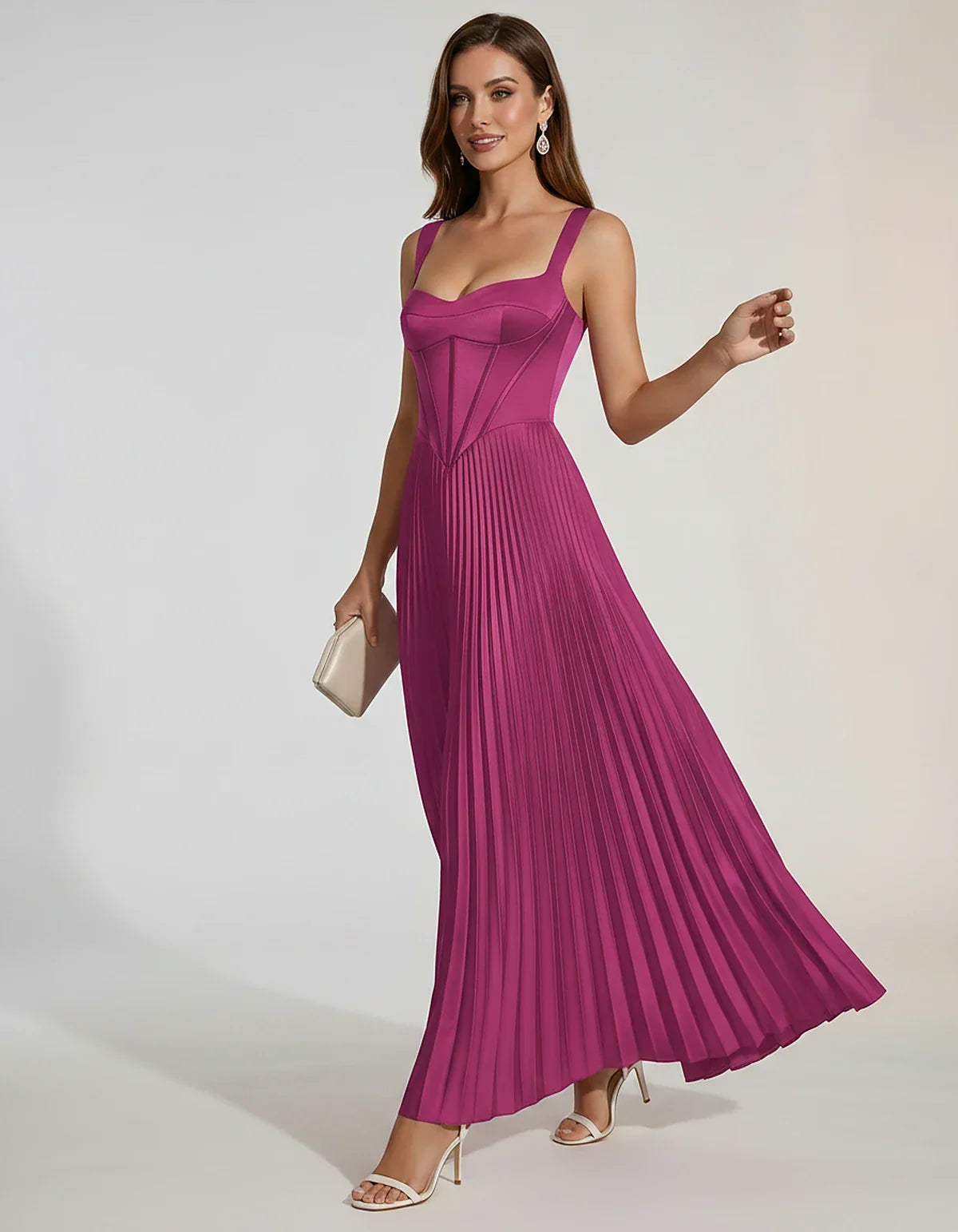 Blush,lavender,beige,sage,red,fuchsia,blue,dusty Blue,navy,black,orange,olive,burgundy,pink,light Blue,green,plum,white,brown | SKU: VD-583920174618452-FUCHSIA-L,VD-583920174618452-FUCHSIA-M,VD-583920174618452-FUCHSIA-S,VD-583920174618452-FUCHSIA-XL,VD-583920174618452-FUCHSIA-XS