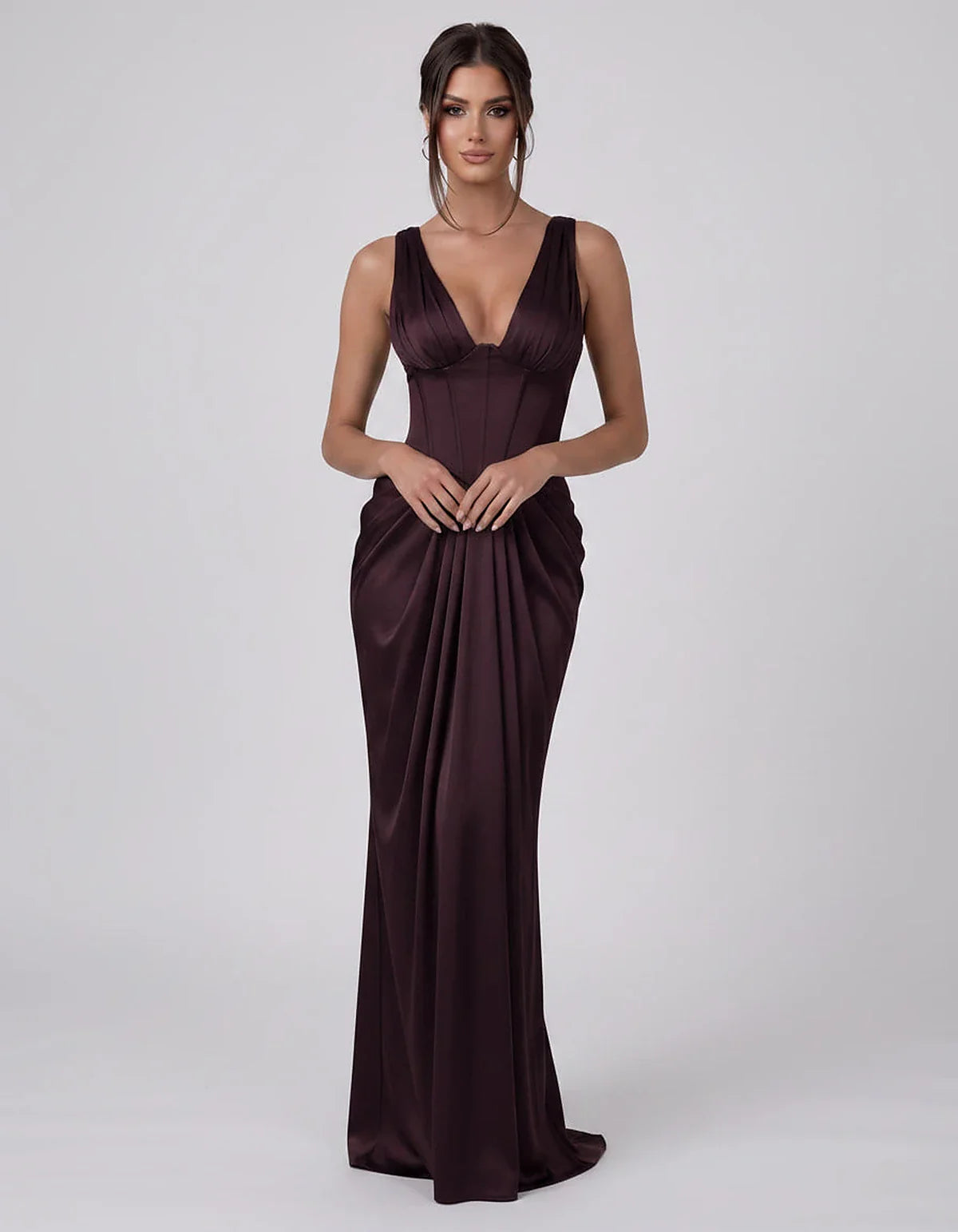 Olive,black,white,burgundy,brown,sky Blue,green,light Blue,blush,navy,plum,red,royal Blue,yellow,turqouse,orange Satin Mermai | SKU: VM-483920174615382-PLUM-L,VM-483920174615382-PLUM-M,VM-483920174615382-PLUM-S,VM-483920174615382-PLUM-XL,VM-483920174615382-PLUM-XS