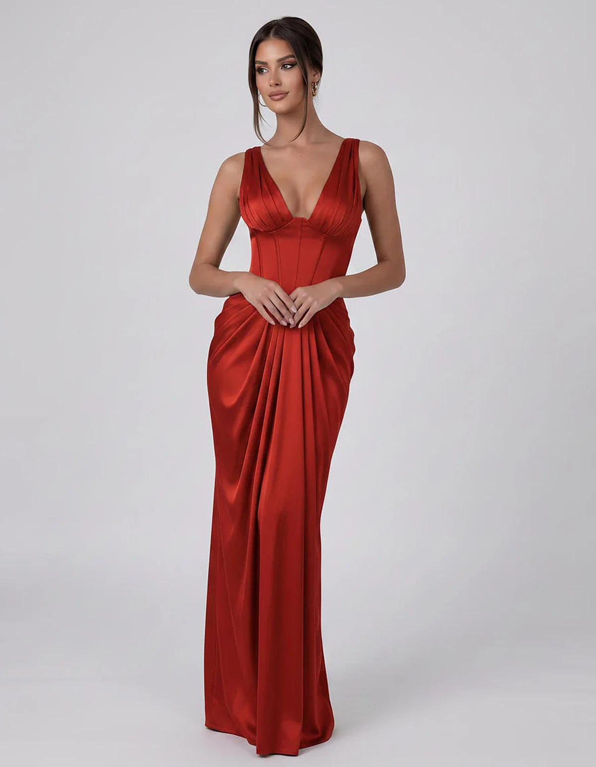 Olive,black,white,burgundy,brown,sky Blue,green,light Blue,blush,navy,plum,red,royal Blue,yellow,turqouse,orange Satin Mermai | SKU: VM-483920174615382-RED-L,VM-483920174615382-RED-M,VM-483920174615382-RED-S,VM-483920174615382-RED-XL,VM-483920174615382-RED-XS