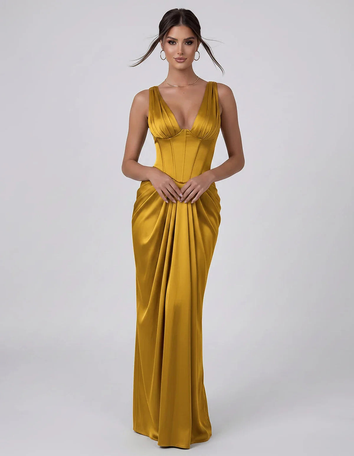 Olive,black,white,burgundy,brown,sky Blue,green,light Blue,blush,navy,plum,red,royal Blue,yellow,turqouse,orange Satin Mermai | SKU: VM-483920174615382-YELLOW-L,VM-483920174615382-YELLOW-M,VM-483920174615382-YELLOW-S,VM-483920174615382-YELLOW-XL,VM-483920174615382-YELLOW-XS