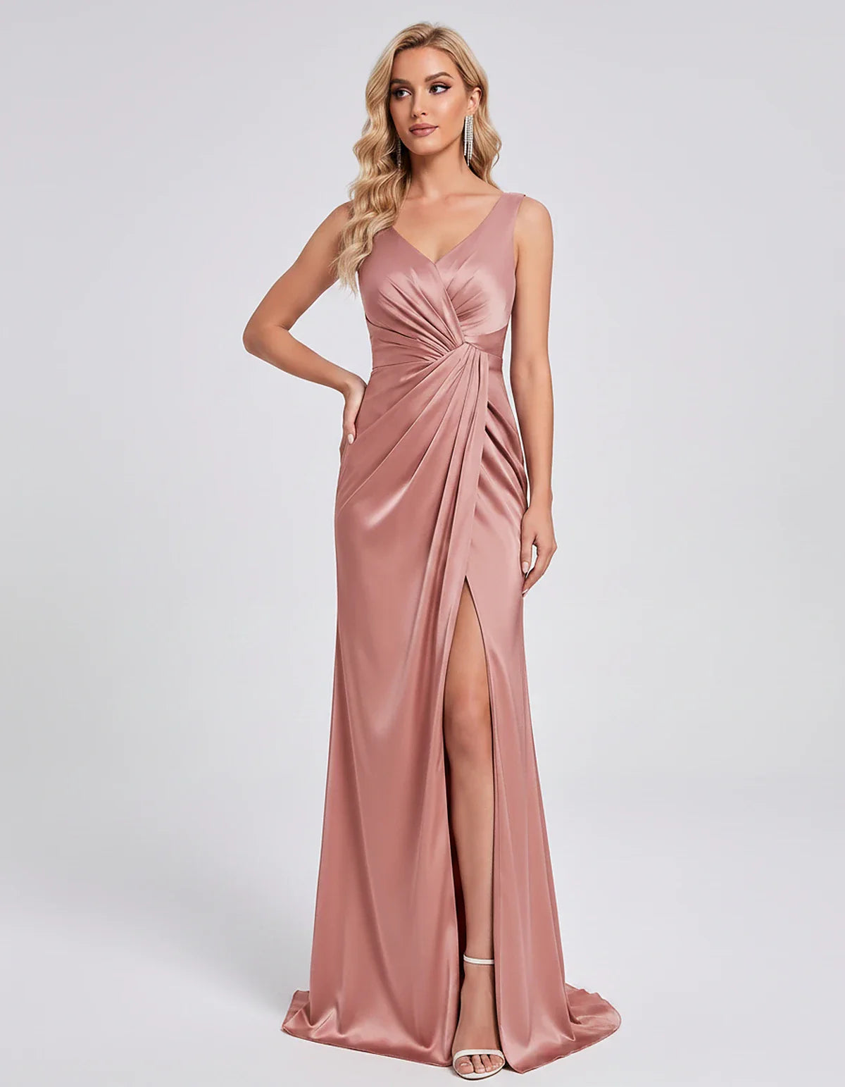 Orange,royal Blue,black,navy,turquoise,sage,dusty Rose,coral,green,dusty Blue,blush,burgundy,silver,tan,yellow,fuchsia Satin | SKU: VM-583920174628451-DUSTYROSE-L,VM-583920174628451-DUSTYROSE-M,VM-583920174628451-DUSTYROSE-S,VM-583920174628451-DUSTYROSE-XL,VM-583920174628451-DUSTYROSE-XS
