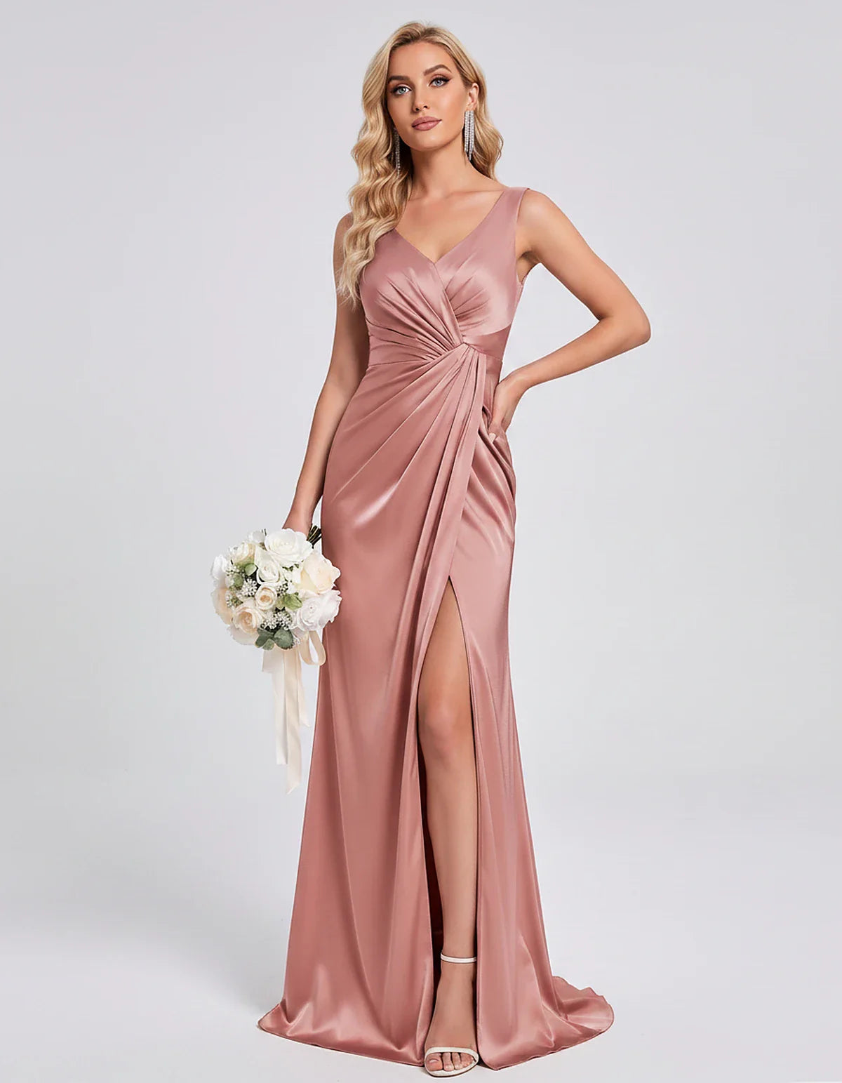 Orange,royal Blue,black,navy,turquoise,sage,dusty Rose,coral,green,dusty Blue,blush,burgundy,silver,tan,yellow,fuchsia Satin | SKU: VM-583920174628451-DUSTYROSE-L,VM-583920174628451-DUSTYROSE-M,VM-583920174628451-DUSTYROSE-S,VM-583920174628451-DUSTYROSE-XL,VM-583920174628451-DUSTYROSE-XS