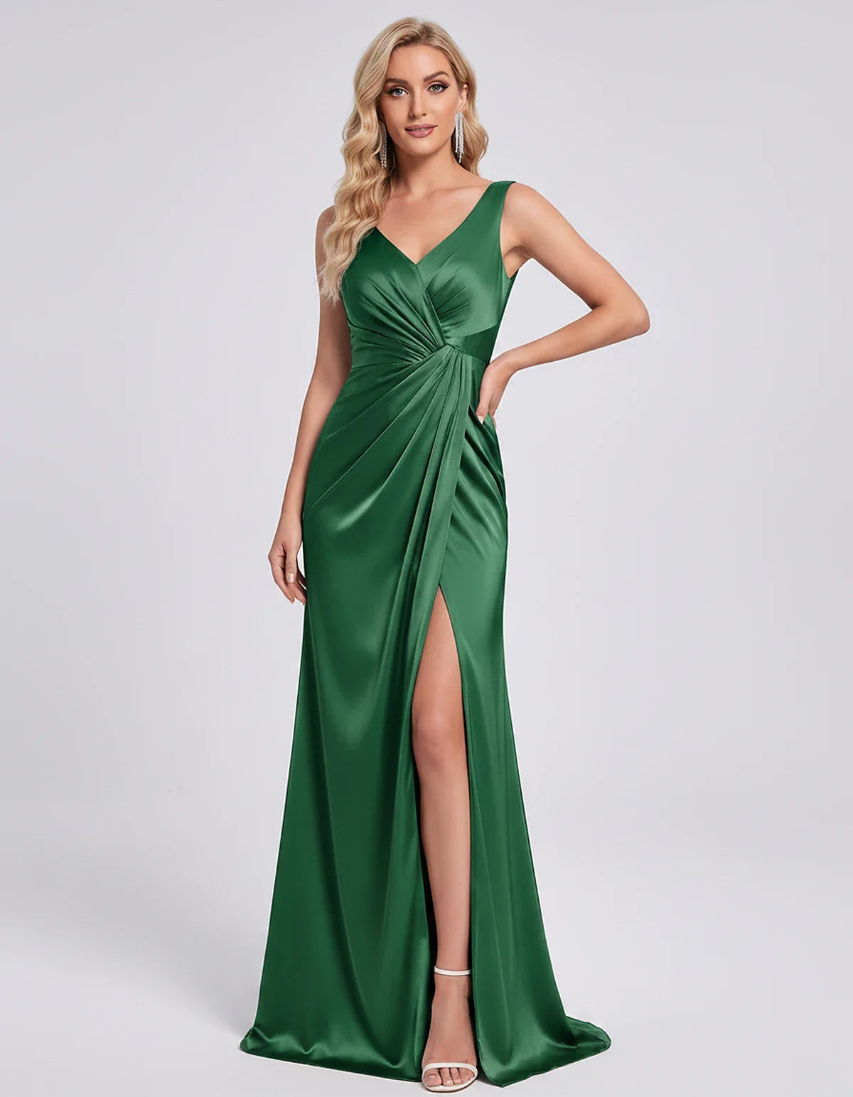 Orange,royal Blue,black,navy,turquoise,sage,dusty Rose,coral,green,dusty Blue,blush,burgundy,silver,tan,yellow,fuchsia Satin | SKU: VM-583920174628451-GREEN-L,VM-583920174628451-GREEN-M,VM-583920174628451-GREEN-S,VM-583920174628451-GREEN-XL,VM-583920174628451-GREEN-XS