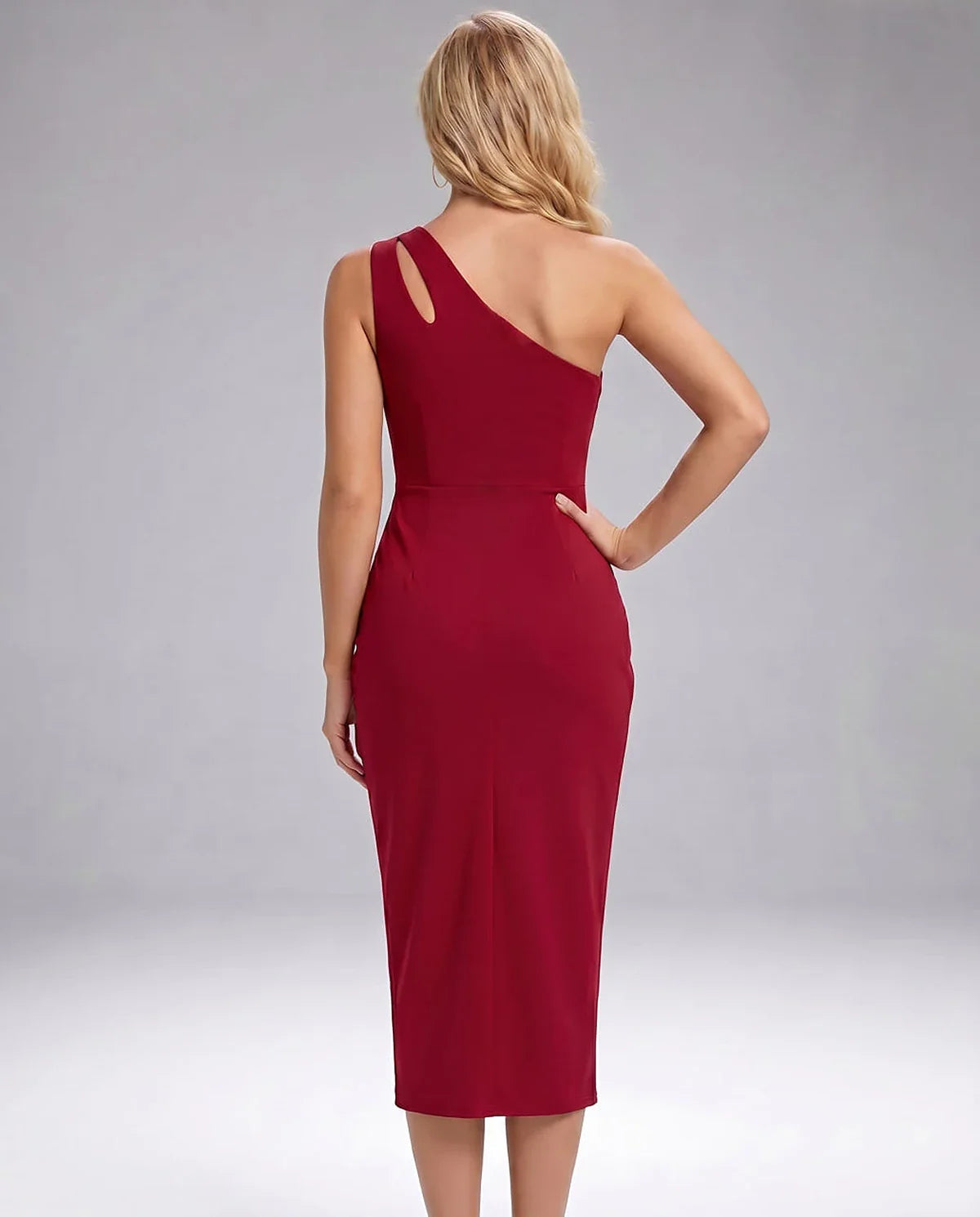Red,black,white,beige Cotton Slip Round Neck Sleeveless Midi Dress | Formal Occasions, Party Nights, Bridal Showers & Everyda | SKU: VD-583920174628451-RED-L,VD-583920174628451-RED-M,VD-583920174628451-RED-S,VD-583920174628451-RED-XL,VD-583920174628451-RED-XS