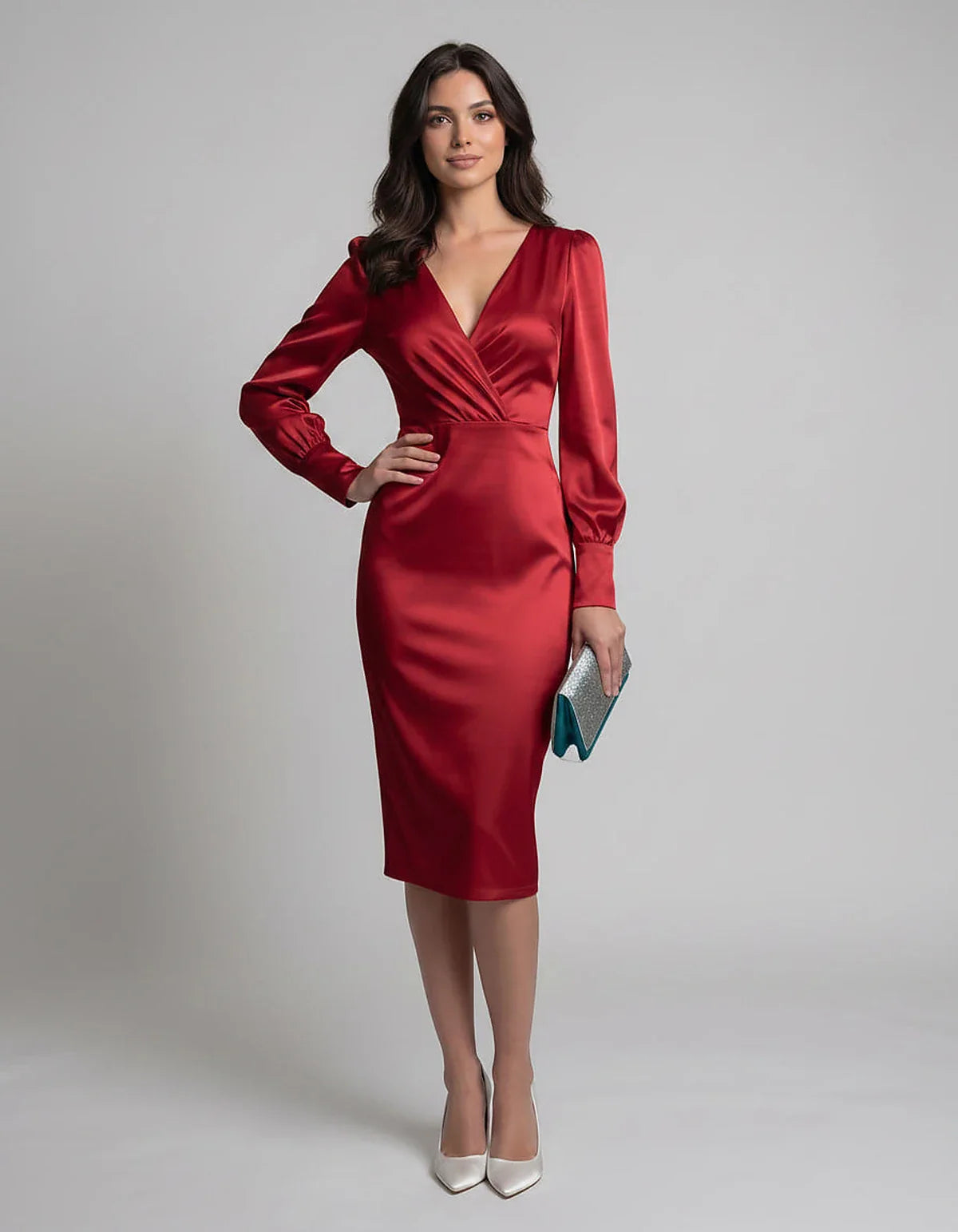 White,turquoise,black,burgundy Cotton Slip Round Neck Sleeveless Midi Dress | Prom, Cocktail Hour, Daily Wear & Brunch, front | SKU: VMD-483920174615382-BURGUNDY-L,VMD-483920174615382-BURGUNDY-M,VMD-483920174615382-BURGUNDY-S,VMD-483920174615382-BURGUNDY-XL,VMD-483920174615382-BURGUNDY-XS