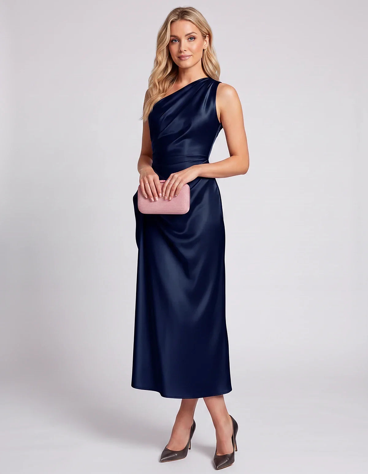 White,black,blue,red,navy,orange,brown,beige Satin Slip Round Neck Sleeveless Midi Dress | Black-Tie Events, Cocktail Hour & | SKU: VD-483920174651208-NAVY-L,VD-483920174651208-NAVY-M,VD-483920174651208-NAVY-S,VD-483920174651208-NAVY-XL,VD-483920174651208-NAVY-XS