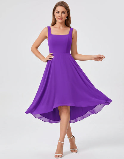 Polyester Chiffon Sleeveless Strapless A-Line Midi Dress for Party, Cocktail, Evening, Wedding Guest, Summer Events & Vacatio | SKU: VD-684275913548126-GREEN-L,VD-684275913548126-GREEN-M,VD-684275913548126-GREEN-S,VD-684275913548126-GREEN-XL,VD-684275913548126-GREEN-XS
