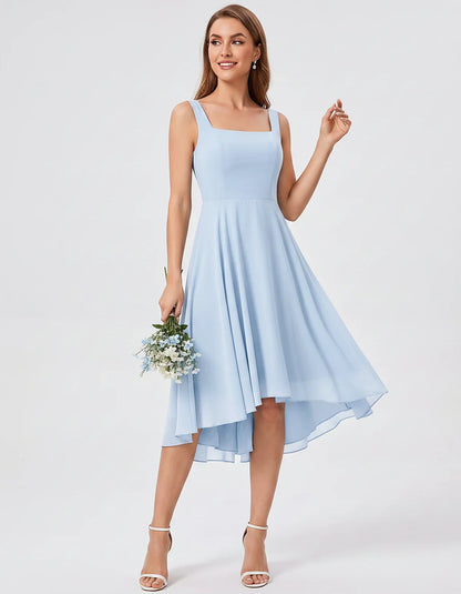 Polyester Chiffon Sleeveless Strapless A-Line Midi Dress for Party, Cocktail, Evening, Wedding Guest, Summer Events & Vacatio | SKU: VD-684275913548126-SKYBLUE-L,VD-684275913548126-SKYBLUE-M,VD-684275913548126-SKYBLUE-S,VD-684275913548126-SKYBLUE-XL,VD-684275913548126-SKYBLUE-XS